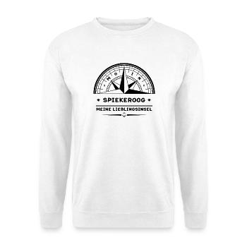 Spiekeroog - Meine Lieblingsinsel - Unisex Pullover - Weiß - Vorne