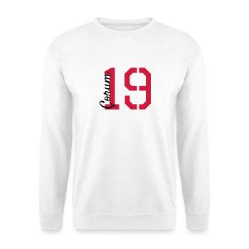 Corum 19 Türkei - Unisex Pullover - Weiß - Vorne - Alina (178cm) & Michal (187cm)