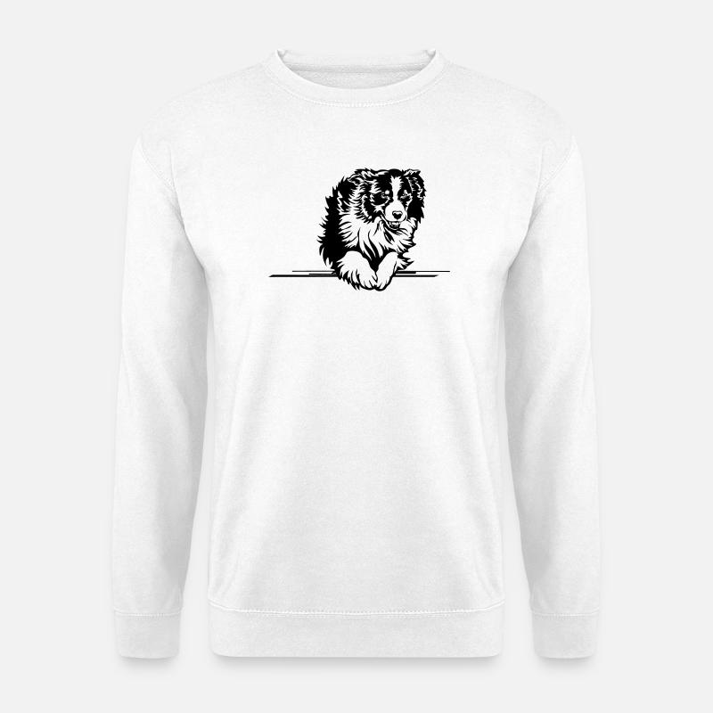 Australian Shepherd - Unisex Sweatshirt - white