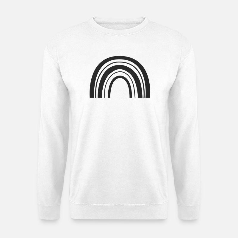 Regenbogen - Unisex Pullover - Weiß