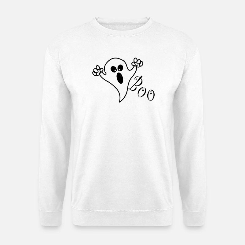 Halloween Geist - Unisex Pullover - Weiß