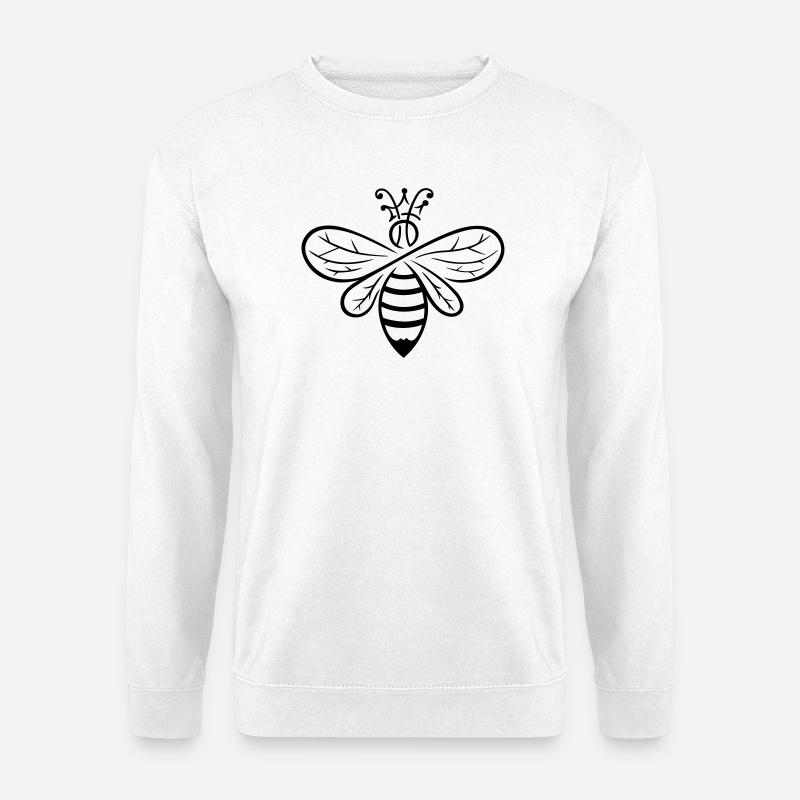 Bee Queen Bee Queen - Unisex Sweatshirt - white