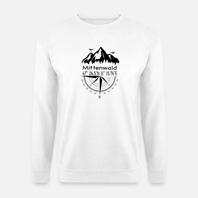 Mittenwald - Unisex Pullover - Weiß