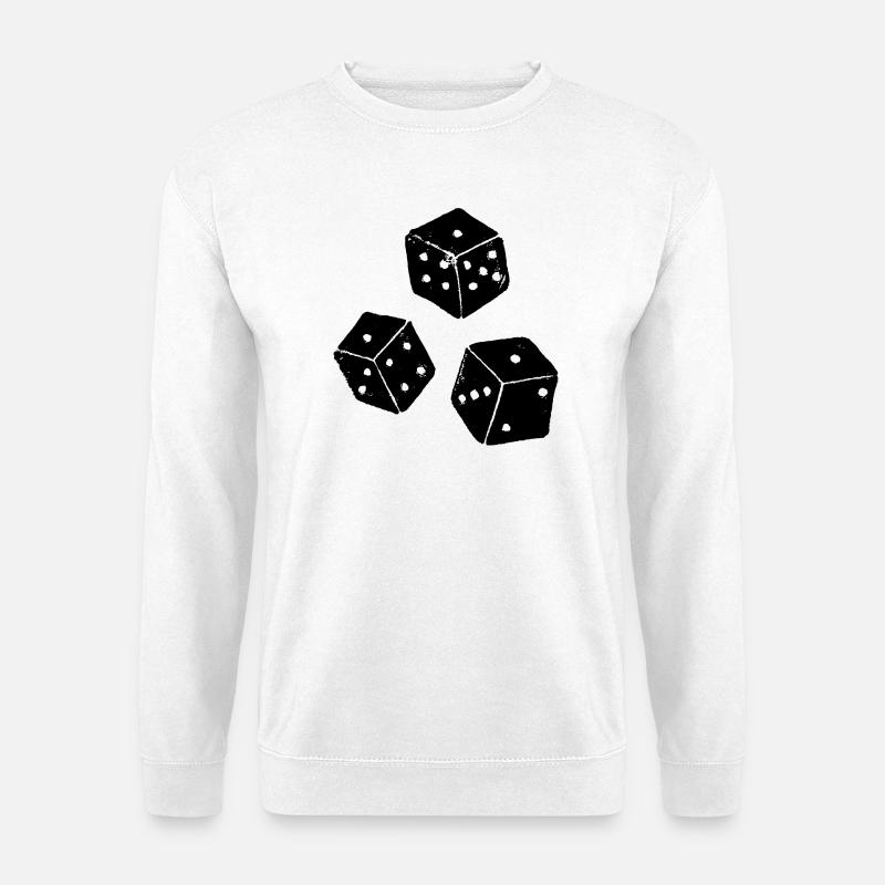 Chicago | Chick | Chigg Dice Game - Unisex Sweatshirt - white