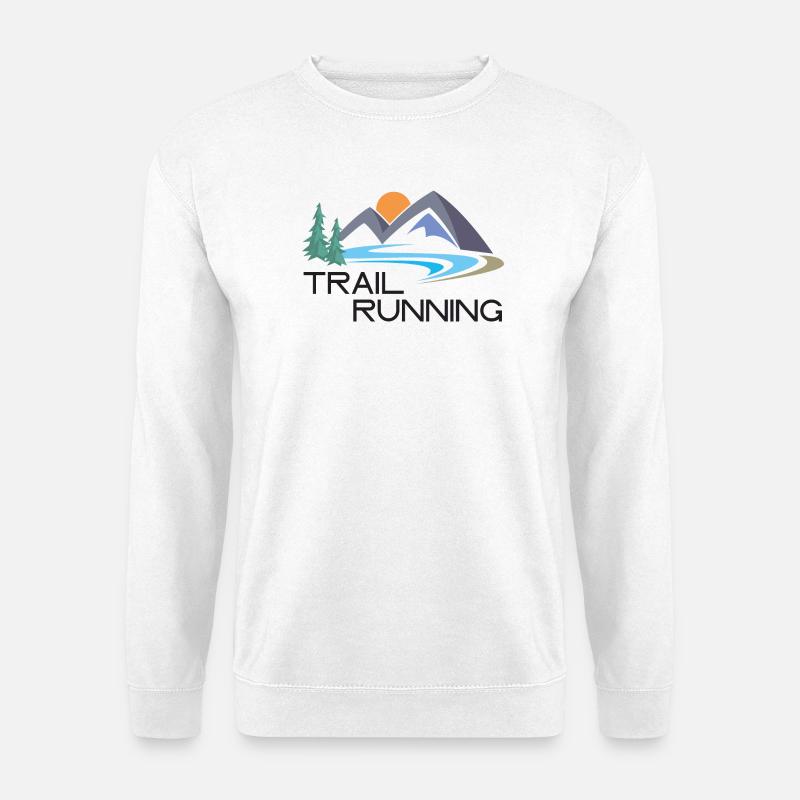 Trailrunning - Unisex Pullover - Weiß