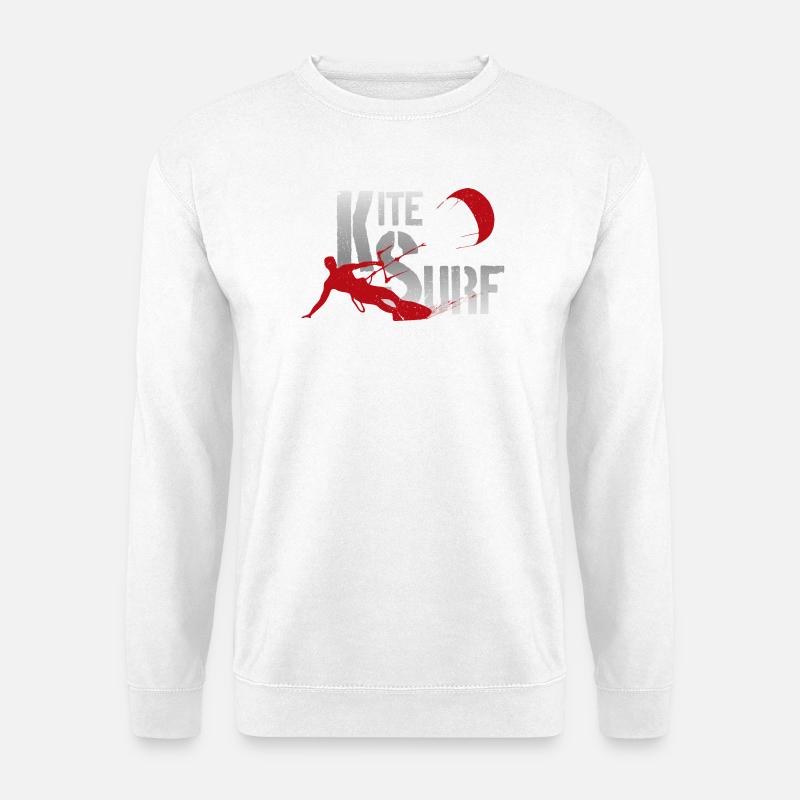 KITESURFEN - Unisex Pullover - Weiß