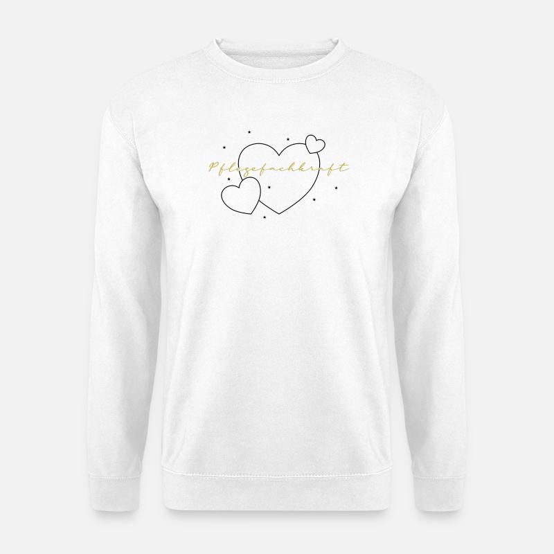 Pflegefachkraft Herz Stolz - Unisex Pullover - Weiß