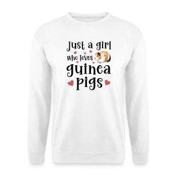 Guinea pig - Unisex Sweatshirt - white - Front