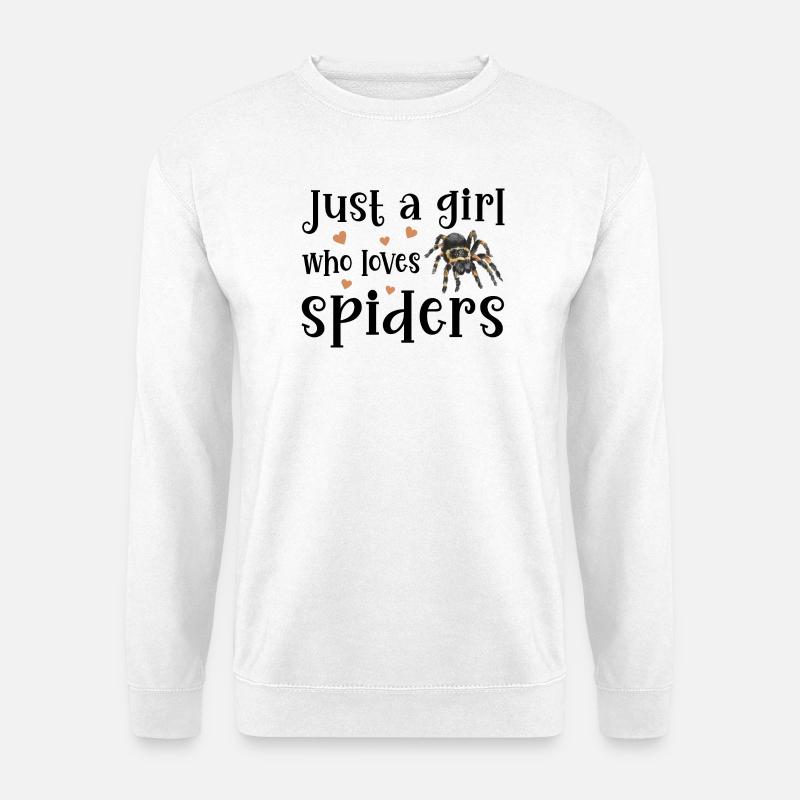 Spinne Vogelspinne - Unisex Pullover - Weiß