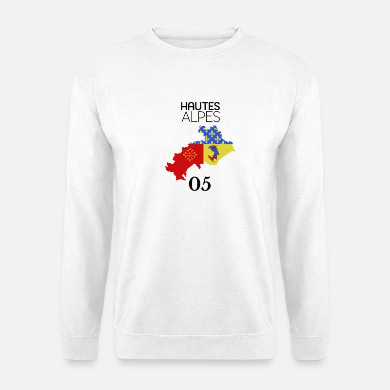 Hautes-Alpes - Unisex Pullover - Weiß