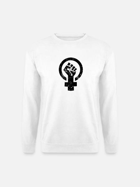 Frauen Power Venus Symbol - Unisex Pullover - Weiß
