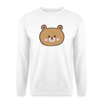 Bear Face - Unisex Sweatshirt - white - Front