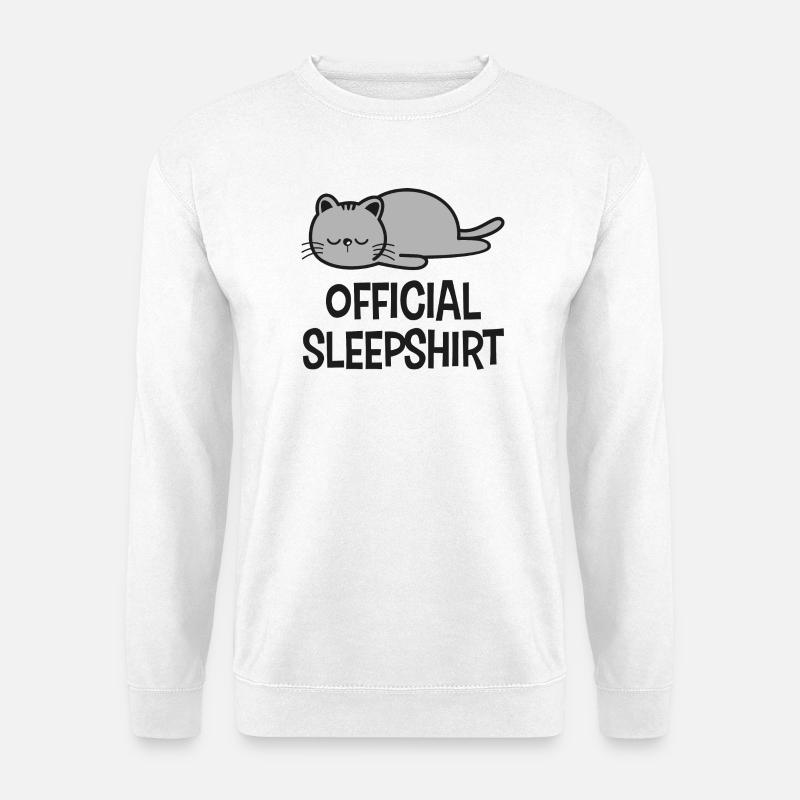 Katze Katzen - Unisex Pullover - Weiß