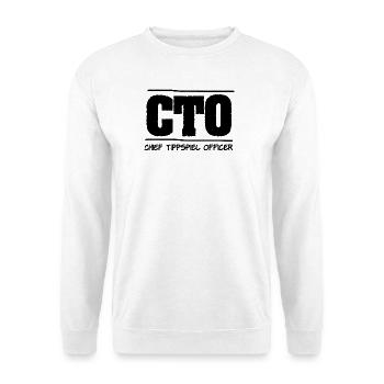 CEO des Tippspiels - CTO - Chief Tippspiel Officer - Unisex Pullover - Weiß - Vorne