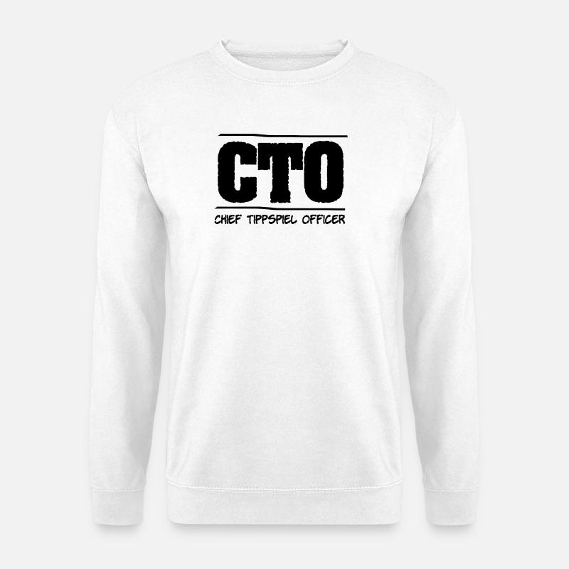 CEO des Tippspiels - CTO - Chief Tippspiel Officer - Unisex Pullover - Weiß