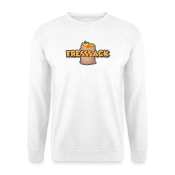 Fresssack - Unisex Pullover - Weiß - Vorne