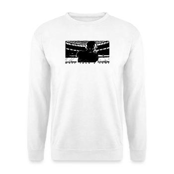 Plus qu’un jeu – Football Passion Design - Sweat-shirt Unisexe - blanc - Devant