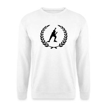 Sportpreis Lorbeerkranz Wintersport Skating - Unisex Pullover - Weiß - Vorne