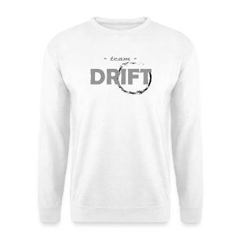 team drift - Sweat-shirt Unisexe - blanc - Devant
