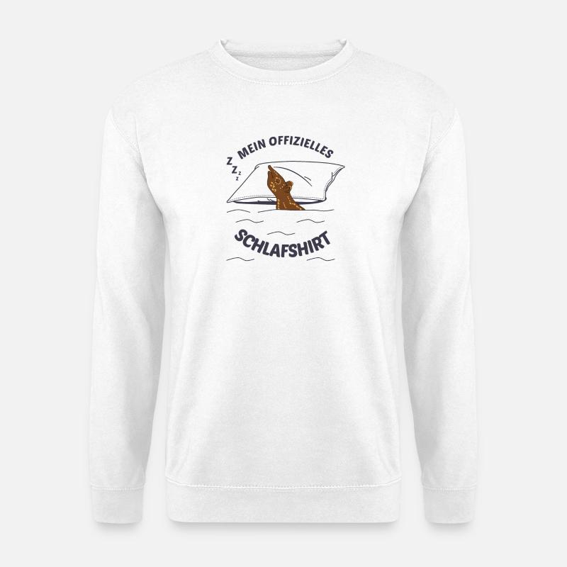 Tapir Schlafshirt Lieblingstier Geschenkidee - Unisex Pullover - Weiß