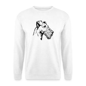 Irish Terrier Portrait - Unisex Sweatshirt - white - Front