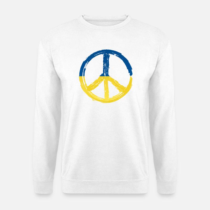 Peace Ukraine - Unisex Pullover - Weiß