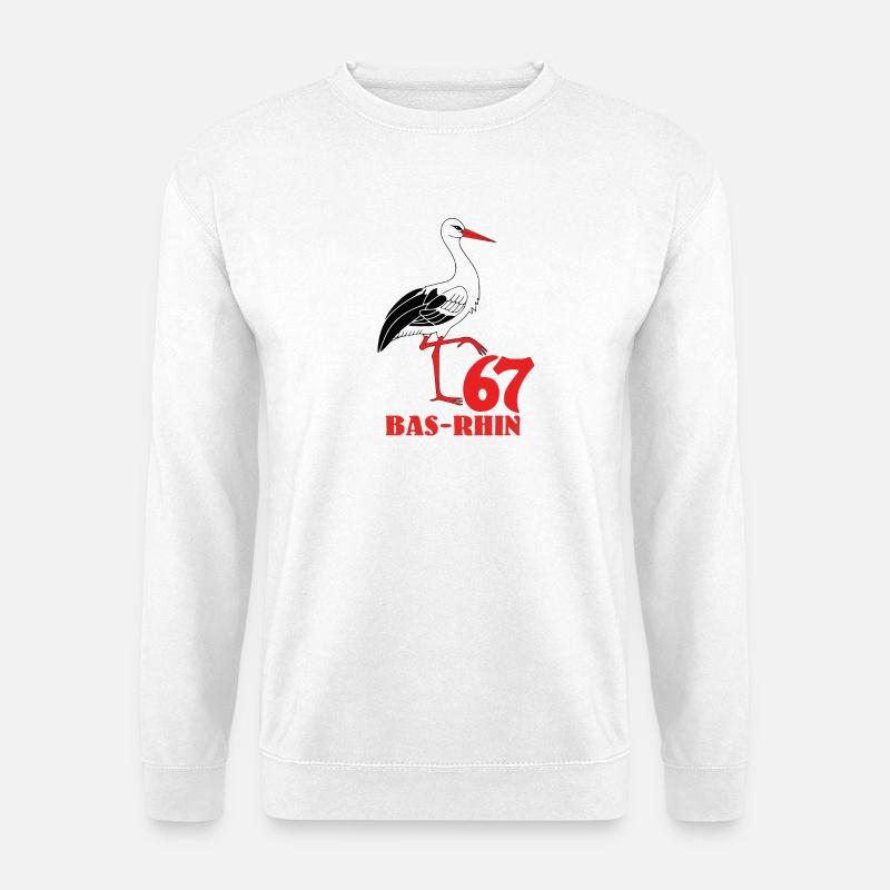 Bas-Rhin - Unisex Sweatshirt - white