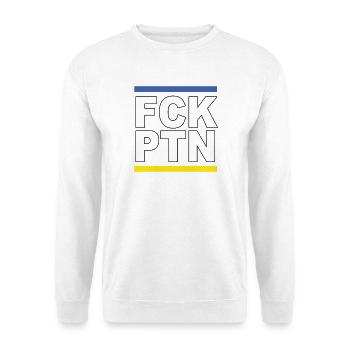 FCK PTN - Unisex Pullover - Weiß - Vorne