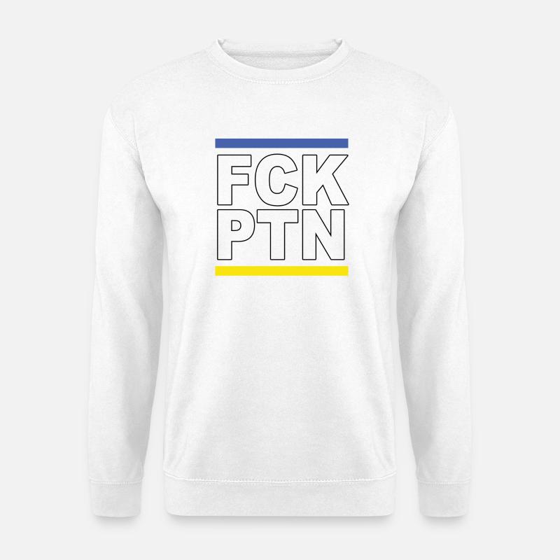 FCK PTN - Unisex Pullover - Weiß