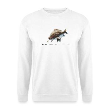 Chod Rig Karpfenfischerei-Design für Angler - Unisex Pullover - Weiß - Vorne