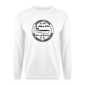 Logo Bunkering & supplying vessel Port of Antwerp - Unisex Sweatshirt - white - Front