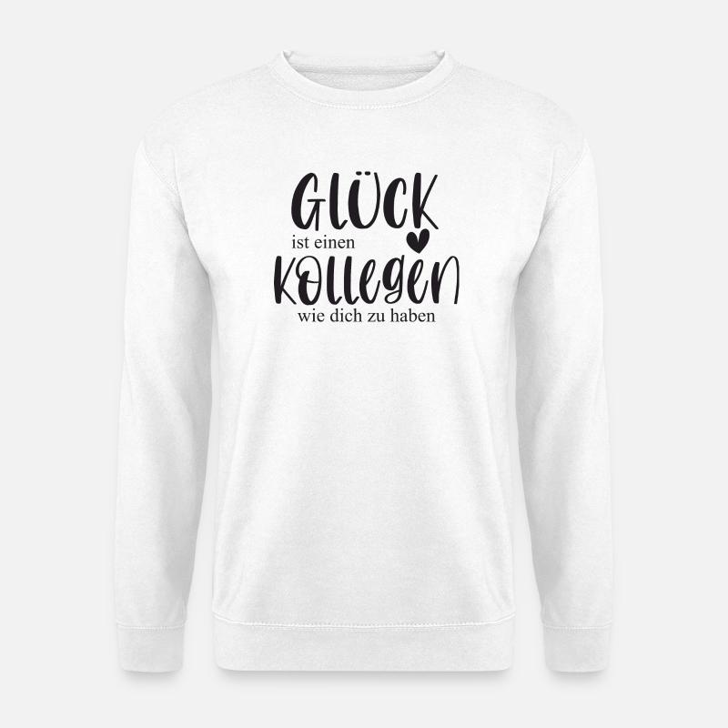 Kollege Geschenk Danke Abschied - Unisex Pullover - Weiß
