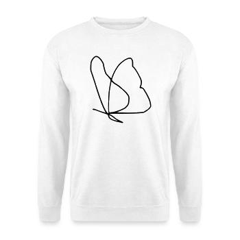 Butterfly - Unisex Sweatshirt - white - Front