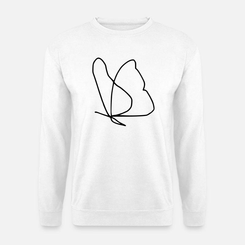 Butterfly - Unisex Sweatshirt - white