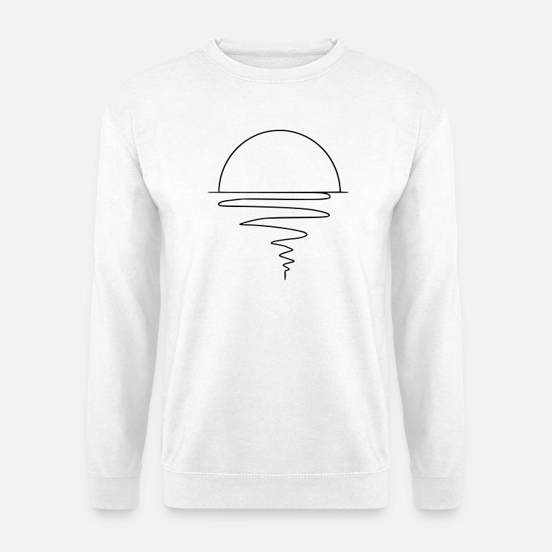 Sunset - Unisex Pullover - Weiß