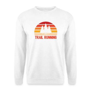Trailrunning - Unisex Pullover - Weiß - Vorne - Alina (178cm) & Michal (187cm)