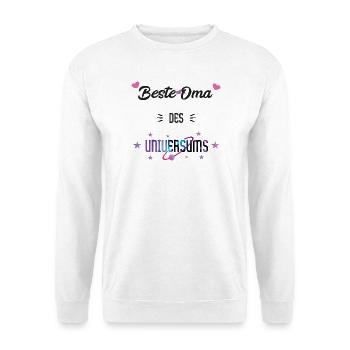 Oma des Universums - Unisex Pullover - Weiß - Vorne