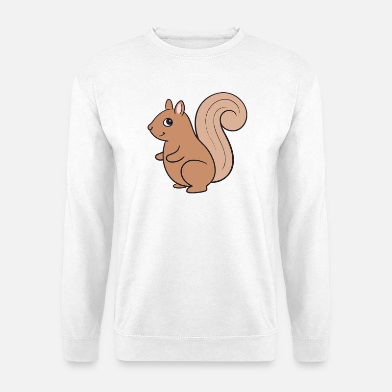 Eichhörnchen - Unisex Pullover - Weiß