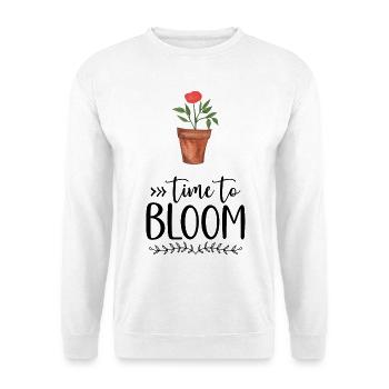 Geschenke mit Blumen - Unisex Pullover - Weiß - Vorne