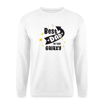 Bester Vater in der Galaxie - Unisex Pullover - Weiß - Vorne
