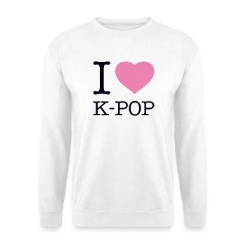 J’ADORE LA K-POP - Sweat-shirt Unisexe - blanc - Devant