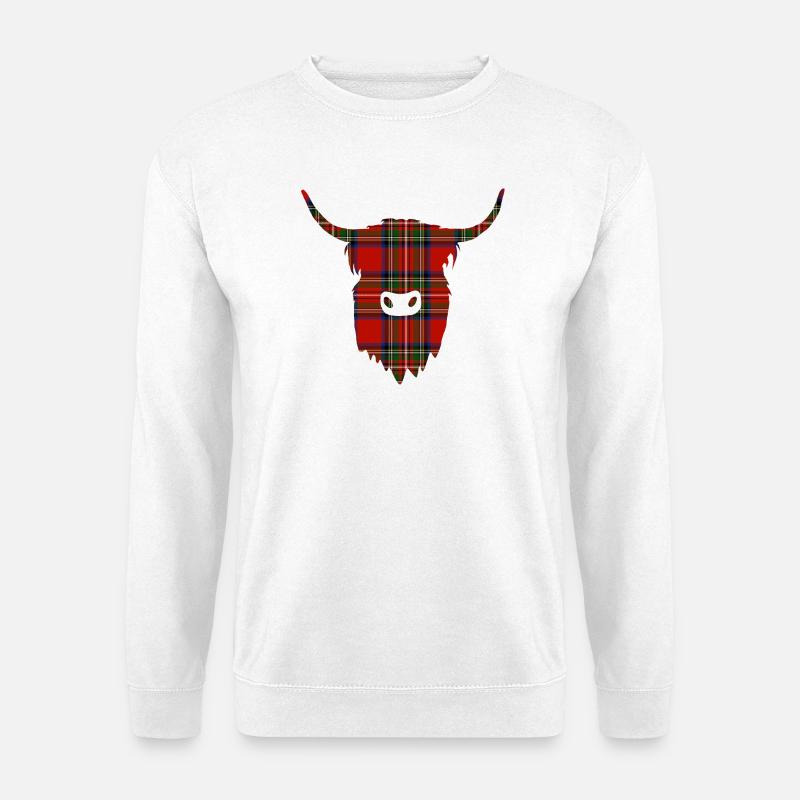Hochland Coo - Unisex Pullover - Weiß