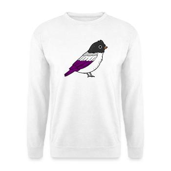 Asexué Bird Ace Pride - Sweat-shirt Unisexe - blanc - Devant