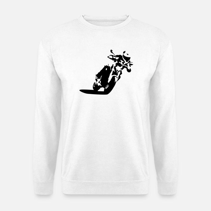 F900Nakedbike - Unisex Pullover - Weiß