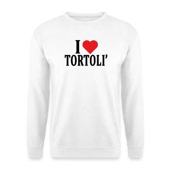 T-Shirt Io amo Tortolì T-Shirt Sardinien - Unisex Pullover - Weiß - Vorne