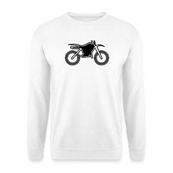 Illustration du logo du symbole Motocross Kids Symbol Emblème - Sweat-shirt Unisexe - blanc - Devant