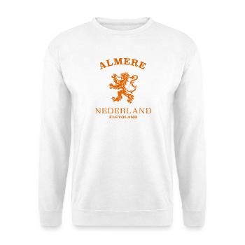 ALMERE Nederland Niederlande Netherlands - Unisex Pullover - Weiß - Vorne