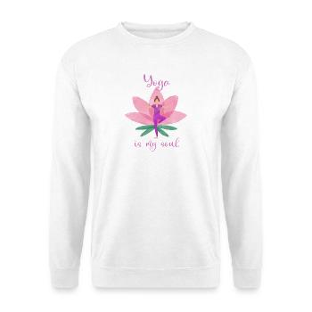 Yoga - Unisex Pullover - Weiß - Vorne