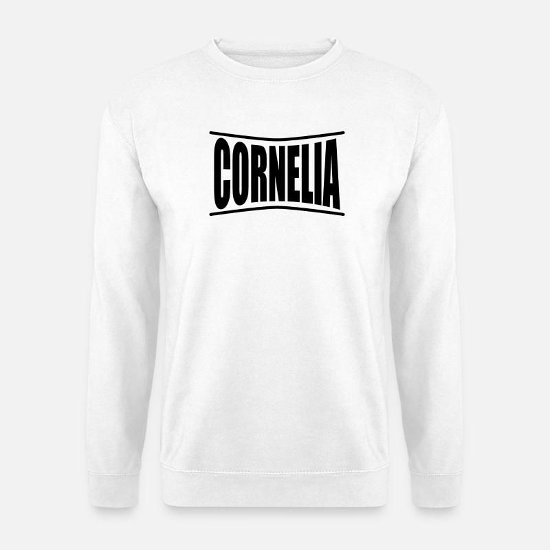 Cornelia T-Shirt Geschenkidee - Unisex Pullover - Weiß
