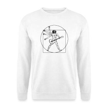 Sparvinci rock - Sweat-shirt Unisexe - blanc - Devant